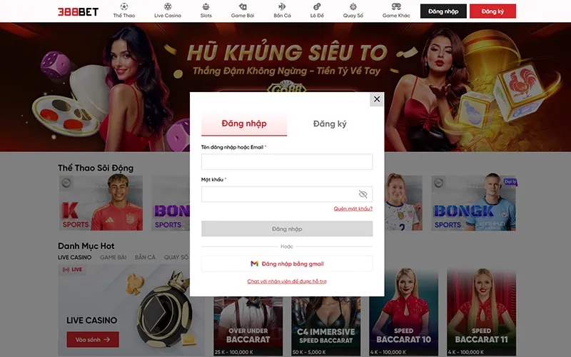 Phương thức đăng nhập linh hoạt sau khi đăng ký 388BETAlt: Phương thức đăng nhập tài khoản 388BET
